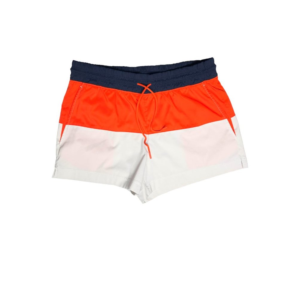 Athleta Size 12 Oahu Colorblock Short Pull-On Elastic Waist Unlined Swim Water